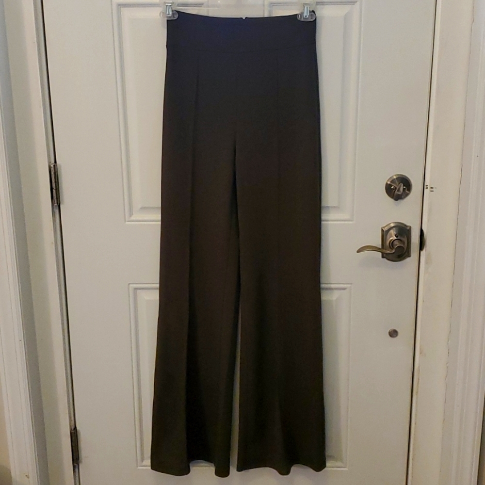 Valentine - Olive Green high waist/flare pants - Sz M